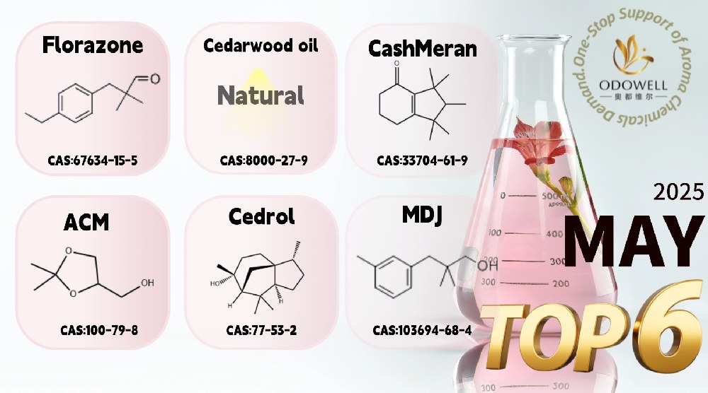 Odowell 6 ترکیب برتر عطر پرفروش را برای مه 2025 اعلام کرد