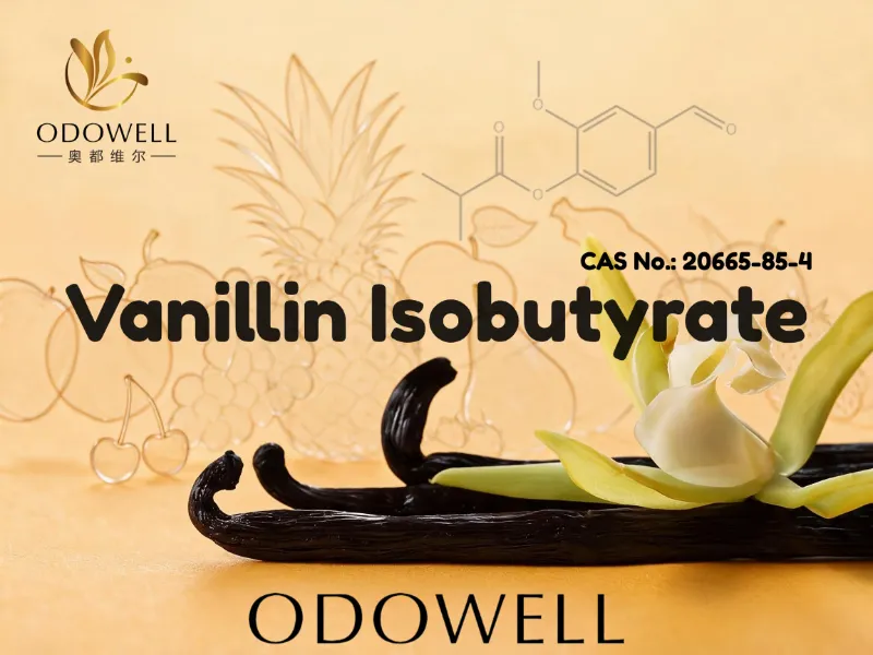 ODOWELL ایزوبوتیرات وانیلین را برای کاربردهای عطرهای شیرین، خامه ای و لذیذ توصیه می کند.