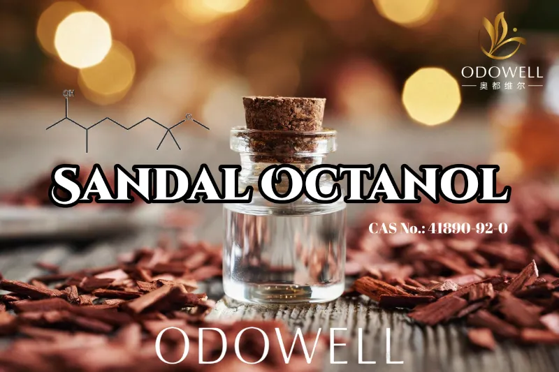 ODOWELL صندل اکتانول را برای کاربردهای چوب صندل تمیز و عطرهای چوبی گل توصیه می کند.
