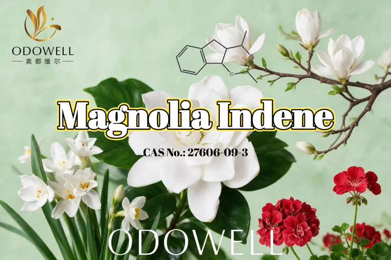ODOWELL Magnolia Indene را برای کاربردهای تازه گل-سبز و عطر مرکبات توصیه می کند.